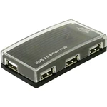 USB 2.0 hub Delock 4 porty, čierna