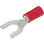 TE Connectivity 165012 vidlicové káblové oko  1 mm² 2.60 mm² Ø otvoru=4.17 mm čiastočne izolované modrá 1 ks