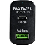 VOLTCRAFT CAS-63 VC-63CC-PD USB nabíjačka do auta Výstupný prúd (max.) 3 A 2 x USB , USB-C ™ zásuvka USB Power Delivery