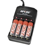 Arcas ARC-2009 nabíjačka na okrúhle akumulátory NiCd, NiMH micro (AAA), mignon (AA)