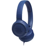 JBL Tune 500   slúchadlá On Ear na ušiach zložiteľná, Headset modrá