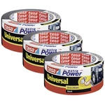 tesa extra Power® UNIVERSAL 56388 páska so skleným vláknom  čierna (d x š) 25 m x 50 mm 3 ks