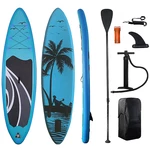 Inflatable Paddle Board SetStand Up Portable Surfboard Pulp Board With Storage Backpack Air Pump Maximum Load 150KG Bl