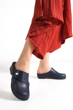 Capone Outfitters Mules - Dark blue - Wedge