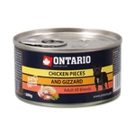Ontario Kuřecí kousky a žaludky konzerva 200 g