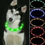 Reedog Easy Light USB wiederaufladbares Leuchthalsband für Hunde und Katzen - růžová