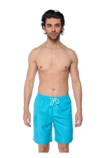 Dagi Men's Turquoise Micro Medium Flat Marine Shorts