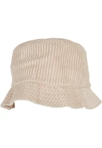 Large corduroy hat, off-white