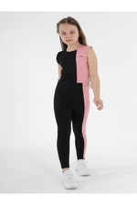 Slazenger Dimas Girls Tracksuit Suit Black