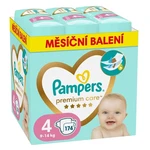 PAMPERS Premium Care monthly velikost 4 plenky 9-14kg 174 ks