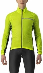 Castelli Squadra Stretch Jacket Electric Lime/Dark Gray L Chaqueta Chaqueta de ciclismo, chaleco