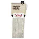 Krémové unisex zimní bambusové ponožky Bellinda BAMBUS CASUAL UNISEX SOCKS