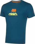 La Sportiva Cinquecento T-Shirt M Storm Blue/Hawaiian Sun XL Camiseta Camisa para exteriores