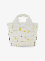 White women's patterned handbag Desigual New Splatter Valdivia Micr - Women