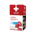 Cemio malinová lízátka s vitaminem C, bez cukru (6 kusů)