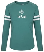 Dámské bavlněné tričko s dlouhým rukávem Kilpi MAGPIES-W TMAVĚ ZELENÁ
