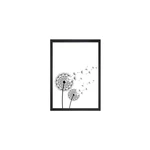 Plakat 23x28 cm Blowing Dandelion – Tablo Center