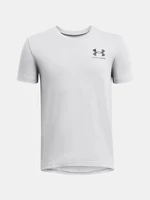 Under Armour Tričko UA B SPORTSTYLE LEFT CHEST SS-GRY - Kluci