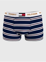 Bílo-modré pánské pruhované boxerky Tommy Hilfiger Underwear - Pánské