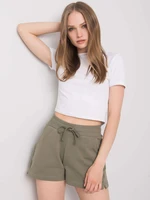 FITNESS Khaki női rövidnadrág