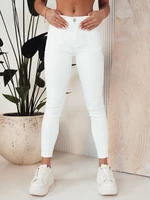 ALGATE dámské džínové kalhoty bílé Dstreet