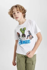 DEFACTO Boy Marvel Avengers Crew Neck Jersey Short Sleeve T-Shirt
