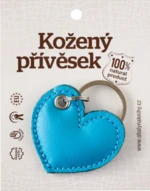 Klíčenka srdce modré K70