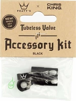 Peaty's X Chris King MK2 Tubeless Valve Accessory Kit Black