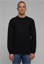 Knitted sweater with a neckline black