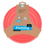 PITCHDOG Penový lietajúci disk pre psov červený 24 cm