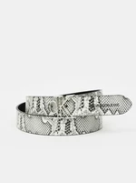 Calvin Klein Jeans Black-Grey Women's Patterned Reversible Strap - Womens