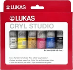 Lukas Cryl Studio Zestaw Farb Akrylowych 6 x 20 ml