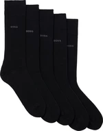 Hugo Boss 5 PACK - pánské ponožky BOSS 50478221-001 43-46