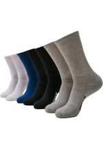 Logo Sport Socks 7-Pack černá/bílá/vřesově šedá/modrá