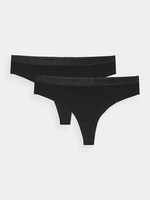 Dámské spodní prádlo kalhotky 4F (2 Pack) - černé