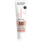 Naif Baby & Kids Mineral Sunscreen SPF 50 ochranný krém na opaľovanie pre bábätká a deti SPF 50 30 ml