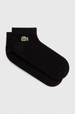 Ponožky Lacoste 2-pak čierna farba, RA4183T