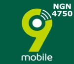 9Mobile 4750 NGN Mobile Top-up NG