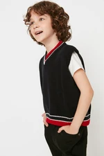 Trendyol Navy Blue Collar Detailed Boy Knitwear Sweater