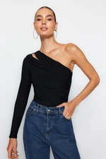Trendyol Black Window/Cut Out Detail Body