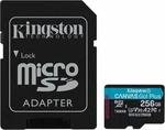 Kingston 256GB microSDXC Canvas Go! Plus U3 UHS-I V30 + SD Adapter Micro SDXC 256 GB Tarjeta de memoria