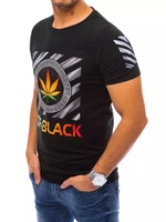 Black men's T-shirt Dstreet