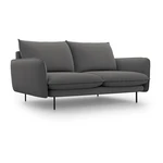 Ciemnoszara sofa Cosmopolitan Design Vienna, 230 cm