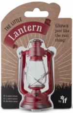 Lampička lucerna - červená