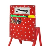 School Chair Storage Universal Cute Star Chair Pocket Large Capacity 600D Oxford Cloth Space Saving Anti Fade Chair Organizer