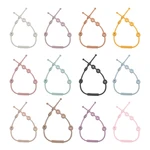 C5AA Household Anti-Lost Chain Baby Pacifier Strap Holder for Nipples Silicone Teething Toy Baby Birthday Shower Gift