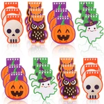 24 Pieces Halloween Notepads Mini Spiral Notepads Ghost Pumpkin Goodie Bag Stuff