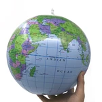 30cm PVC Inflatable Globe World Earth Ocean Map Balloon Educational Toys for Children Fashion English Teaching Resources