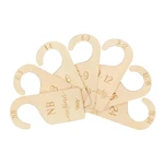 7Pcs Infant Wardrobe Divider Label Double Sided Baby Closet Dividers for Infants