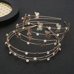 Headdress Female Girls Makeup Star Hairband Hair Accessories Korean Style Headband Butterfly Hair Hoop Women Headband